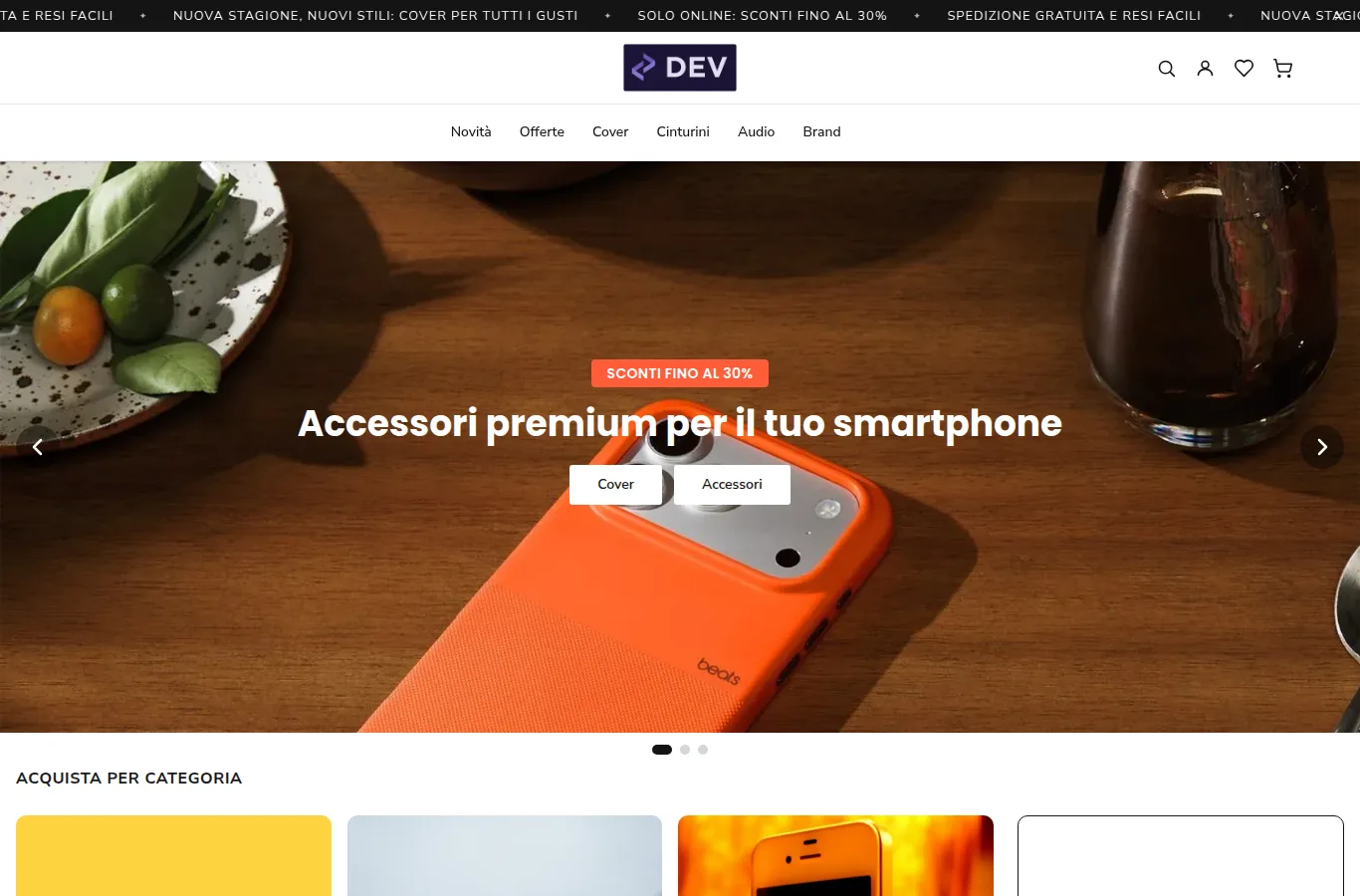 Tema Phony su desktop