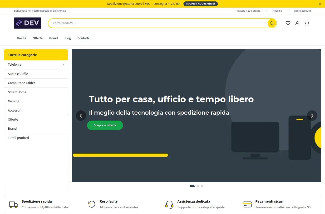 Tema Techy su desktop