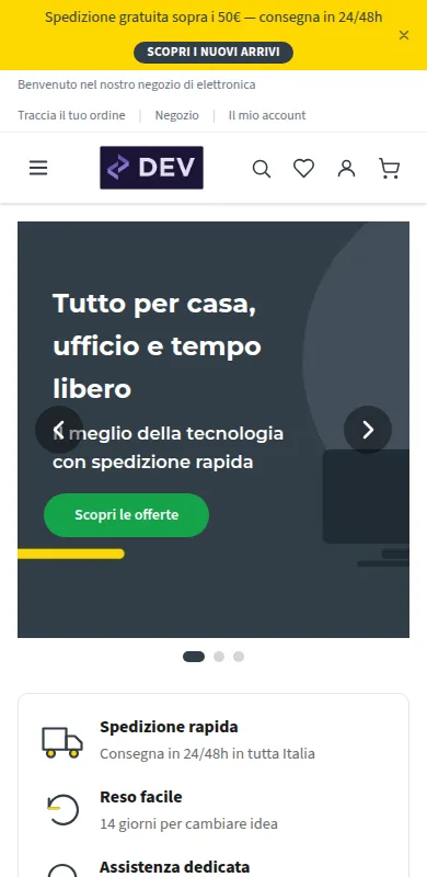 Tema Techy su smartphone